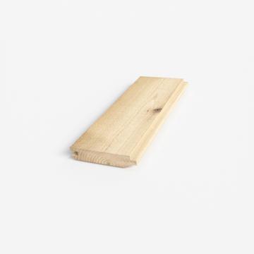Item#17 – 1X4 WRC Select Knotty (10-15% Quality Knotty), KD, Tongue & Groove, Smooth V-JT Face, Resawn Flush-JT back, Reversible