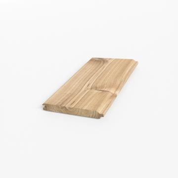 Item#08 – 1X6 WRC Select Knotty (10-15% Quality Knotty), KD, Tongue & Groove, Smooth V-JT Face, Resawn Flush JT-Back, Reversible