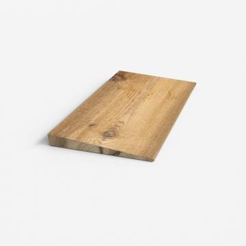 Item#16 – 1X6 WRC Select Knotty (10-15% Quality Knotty), KD, Plain Bevel Siding, Rough Face