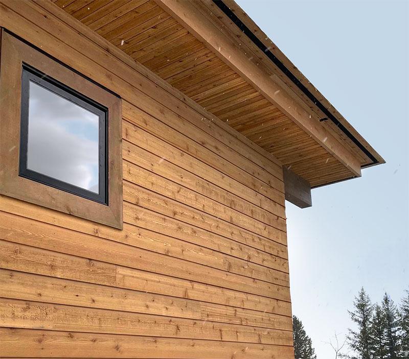 Solid engieered knotty cedar