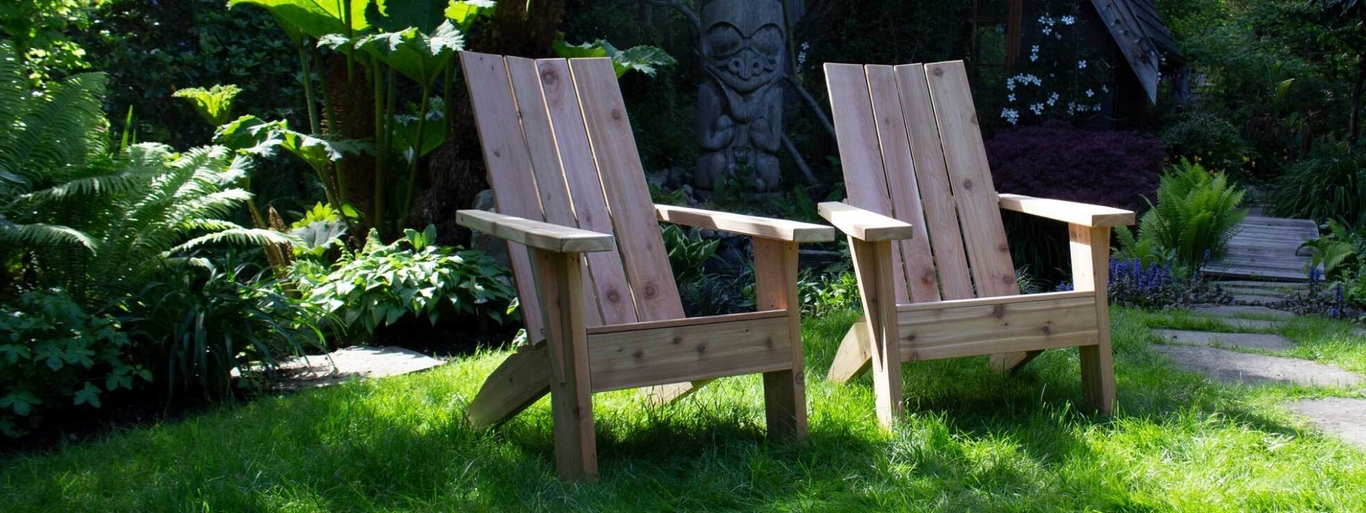 Free Modern Adirondack Chair DIY Project Plans - Real Cedar